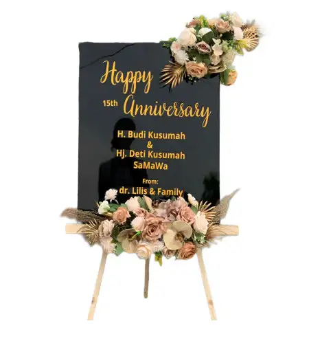 Papan Bunga Akrilik Idi Tunong