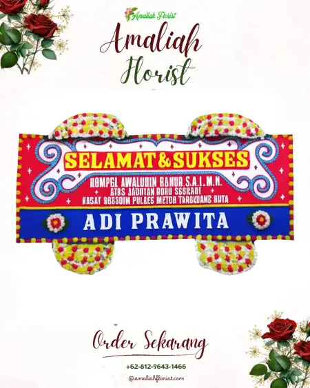 Papan Bunga Ucapan Selamat Idi Tunong